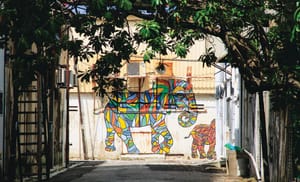 Walking a Street of Art