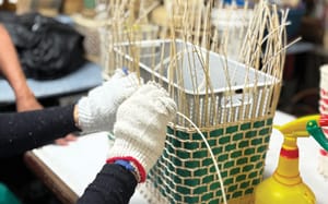 Weaving Patience:  Basketry At  St. Nicholas’ Home